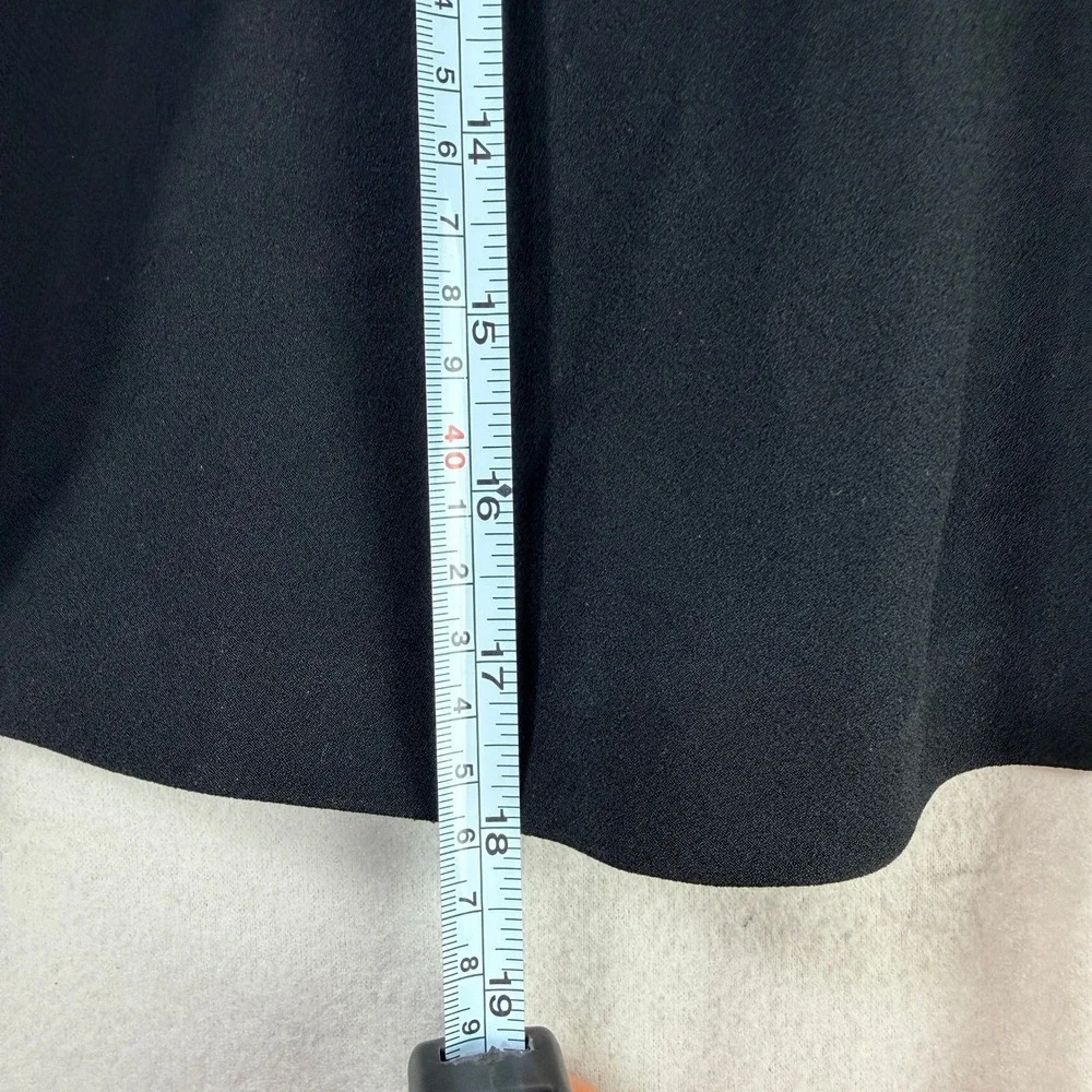 Wilfred Aritzia Black A-Line Mini Skirt Size 6‎ Side Pockets Japanese Fabric